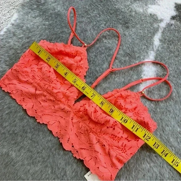 NWT Aerie Palm Lace Racerback Bralette - Picture 9 of 9